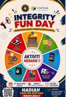 Integrity Fun Day poster — 27 July 2026, with a wheel of activities and a lucky draw