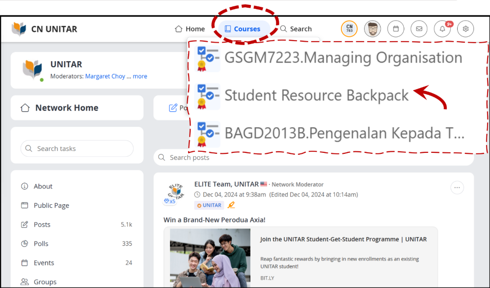Student Resource Backpack